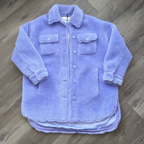 Stand Studio Jackets & Blazers - Stand Studio EU34 size light sapphire faux fur oversized Teddy Sabi Jacket